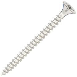 SiDAX Pozi Countersunk Wood Screws - 5.0 x 60mm - A2 Stainless Steel - Pack of 200