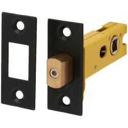 Altro 8mm Tubular Bathroom Deadbolt - 76mm Case - 57mm Backset - Square - Matt Black