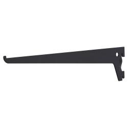 Altro Single Slot Shelf Bracket - 300mm Length - Black