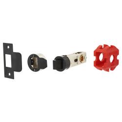 Jigtech Smartlatch Passage Bolt Through Tubular Latch - 57mm Backset - Matt Black