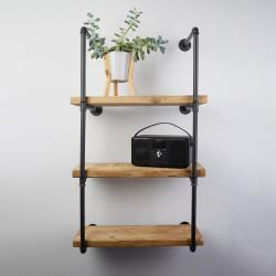Altro 1/2" 3 Tier Pipe Shelf Kit - Grey