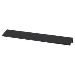Touchpoint Serva Lipped Edge Cabinet Pull Handle - 128mm Centres - Black