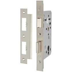 Union HD72 Heavy Duty DIN Euro Escape Sashlock - 90mm Case - 60mm Backset - Square - Stainless