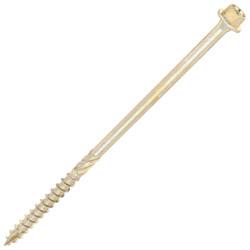SiDAX Timber Frame Screws Hex Head - 6.7 x 150mm - Yellow Zinc - Pack of 50