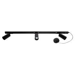Forum Inlight Cayo GU10 3 Head Track Spotlight Kit - Black