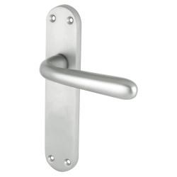 Touchpoint Satin Chrome Latch Door Handles Pack - Arezzo Range