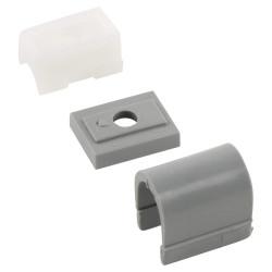 Teleflex Clearline Saddles - Anthracite - Pack of 10