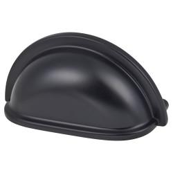 Altro Walton Cabinet Cup Handle - 76mm Centres - Matt Black