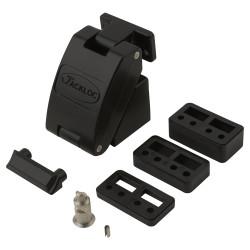 Jackloc Titan Permanent Folding Window Restrictor - Black