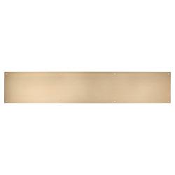 Altro Stainless Steel Kick Plate - 800 x 150 x 1.2mm - 8 Screw Holes - Antique Brass