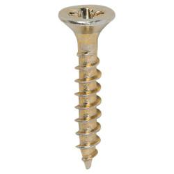 TIMCO Classic Pozi Countersunk Wood Screws - 3.5 x 20mm - Yellow Zinc - Pack of 200