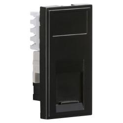Knightsbridge CAT5e Euro Module - Unshielded - Black
