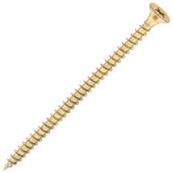 SiDAX General Purpose Pozi Countersunk Wood Screws - 4.0 x 70mm - Yellow Zinc - Pack of 200
