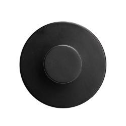 Croydex Epsom Flexi-Fix Single Robe & Towel Hook - 50.5 x 54 x 54mm - Matt Black