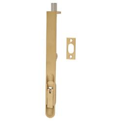 Jedo by Frelan Lever Action Flush Bolt - 200 x 20mm - Fire Rated - Radius - Satin Brass