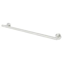 Altro Essential Round Towel Rail - 600 x 80 x 50mm - Satin Stainless Steel