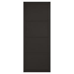 LPD Soho 4 Panel Pre-Finished Solid Internal Door - 1981 x 762 x 35mm - Black