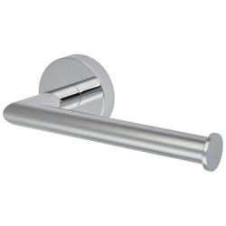 Croydex Epsom Flexi-Fix Round Toilet Roll Holder - 162 x 83.5 x 54mm - Polished Chrome
