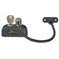 Jackloc Pro-5 Key-Locking Cable Window Restrictor - Anthracite Grey