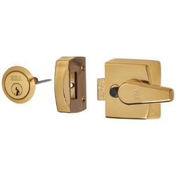 ERA Replacement Nightlatch - 40mm Backset - Polished Brass Case/Cylinder