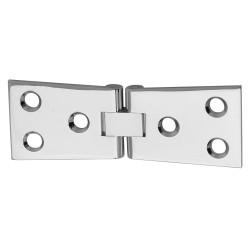 Counter Flap Hinge - 100 x 40 x 3mm - Polished Chrome - Pair