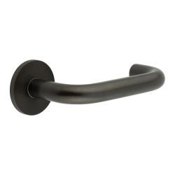 CRES by Frelan Dark Bronze Unsprung 19mm Fire Rated Return to Door Handles on Round Rose - CR-106 Range