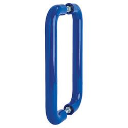 Hoppe AR602/300 Cobalt Blue Nylon D-Bar Door Pull Handles - Back to Back - 300mm c/c