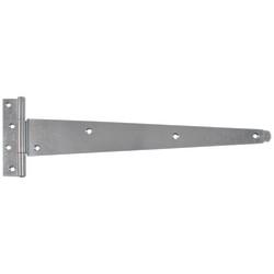 Medium Duty Gate/Door Tee Hinge - 350 x 25mm - Zinc Plated - Pair