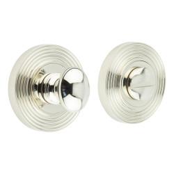 Burlington by Frelan Inner 1 Turn & Release with Reeded Rose - 47mm Diameter - Pol Nickel