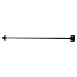 Altro Wardrobe Door Belt / Tie Rail - 380 x 30 x 21mm - Black