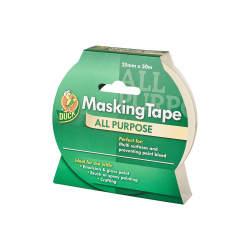 Duck Tape All Purpose Masking Tape - 25mm x 50m - Beige