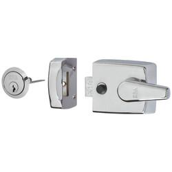 ERA Replacement Nightlatch - 60mm Backset - Polished Chrome Case/Cylinder