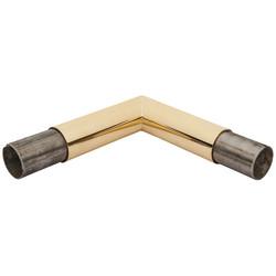 38mm Solid Brass 90° Mitred Elbow - Polished