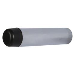 Altro Cylinder Pattern Projection Door Stop - 70mm Projection - Polished Chrome