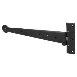 Olde Forge Light Duty Gate/Door Tee Hinge - 305 x 32mm - Antique Black Iron - Pair