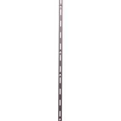 Altro Single Slot Shelf Wall Upright - 1500mm Length - Silver