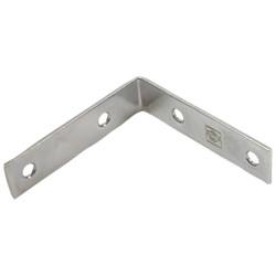 Corner Angle Bracket - 38 x 38 x 15mm - Zinc Plated - Pack of 10