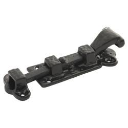 Elan Metalised Antique Black Iron Straight Barrel Bolt - Blacksmith Range - 112 x 31mm