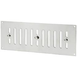 Altro Hit & Miss Vent - 242 x 89mm - Polished Stainless Steel