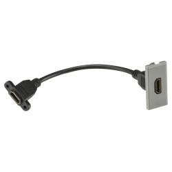Knightsbridge HMDI Euro Module with Tail - Grey