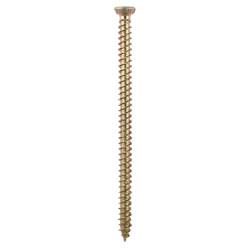 TIMCO Concrete Screw - Countersunk - Yellow Passivated - 7.5 x 60mm - Pack of 100