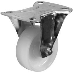 Coldene Heavy Duty Industrial Castor - Fixed - 100kg Max Weight - 100mm Diameter - White