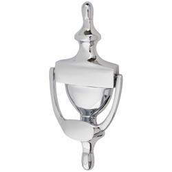 Altro Urn Door Knocker - Polished Chrome - 198 x 75mm