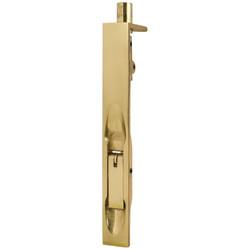 Altro Lever Action Flush Bolt - 250 x 19mm - Polished Brass