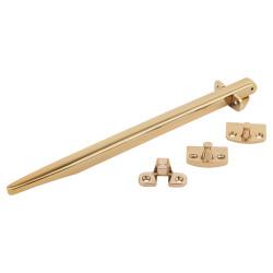 Altro Timber Range Casement Window Stay - 11"/280mm Length - Gold