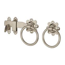 GateMate Heavy Duty Ring Gate Latch - 150mm Throw - 316 Stainless Steel