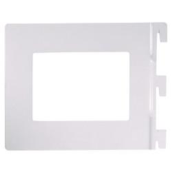 Altro Twin Slot Shelf Book End - 142 x 118mm - White