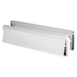 Yale Seal Letter Plate - 265 x 70mm - Door Thickness 40-80mm - White
