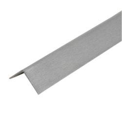Touchpoint 2000mm 430 Stainless Steel Angle - Equal Sided - 25 x 25 x 0.91mm - Satin