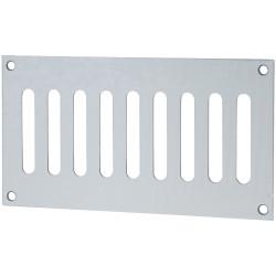 Touchpoint Plain Slotted Vent - 165 x 89mm - 3040mm² Free Air Flow - Satin Aluminium